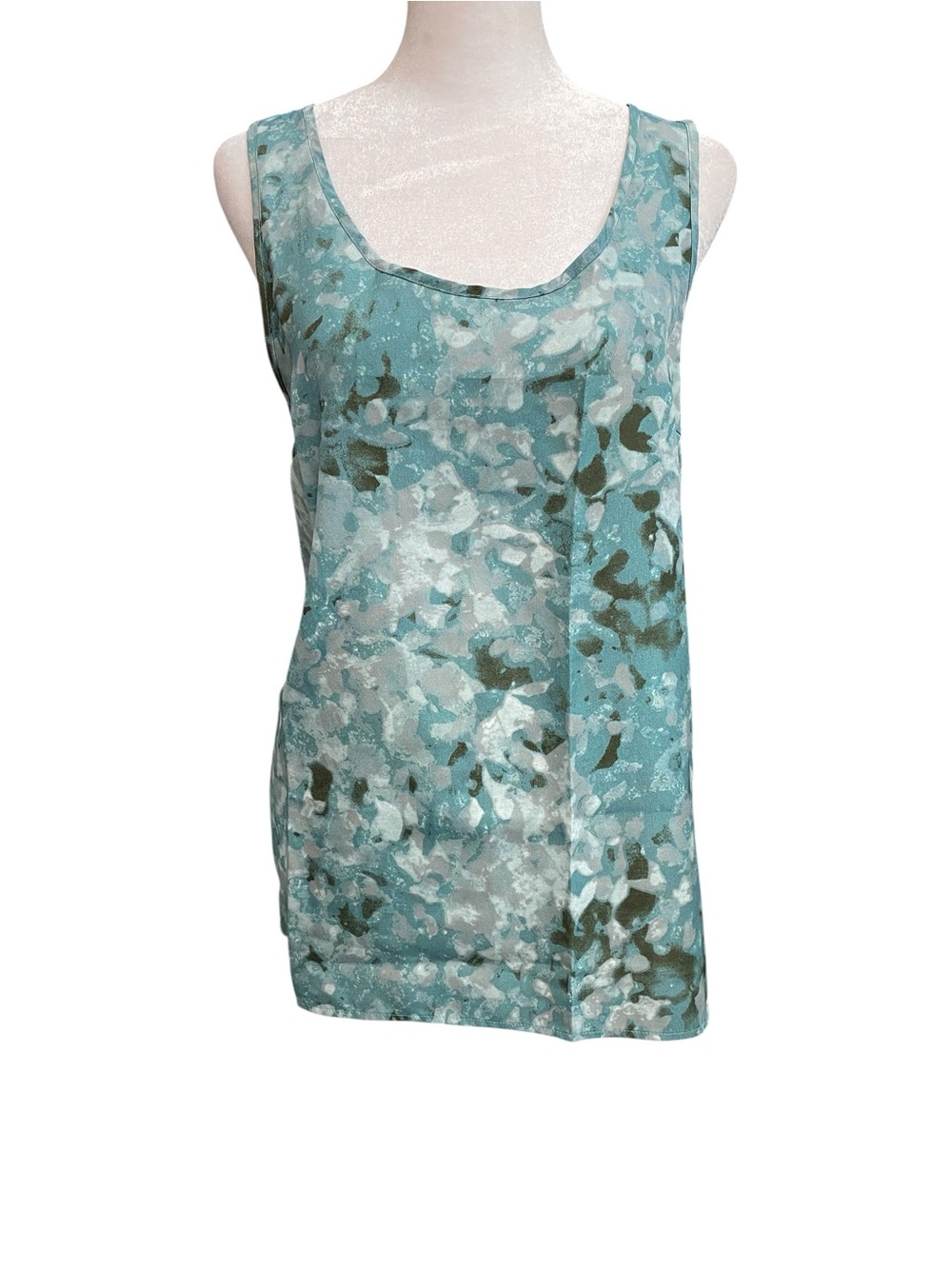 Mossimo Supply Co. Women's size M Lightweight Green Blue Tunic Tank Top